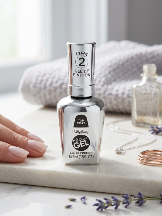 Sally Hansen Miracle Gel Top Coat – Step 2, 0.5 fl oz (14.7 mL)