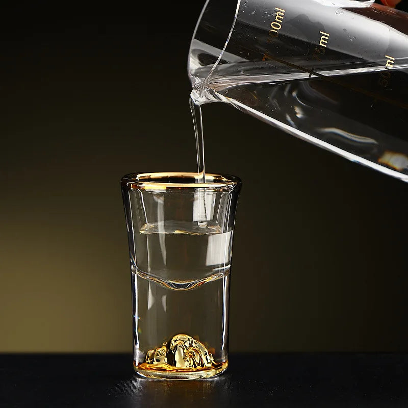 Luxury 6-Piece Crystal  Spirits Glass Set