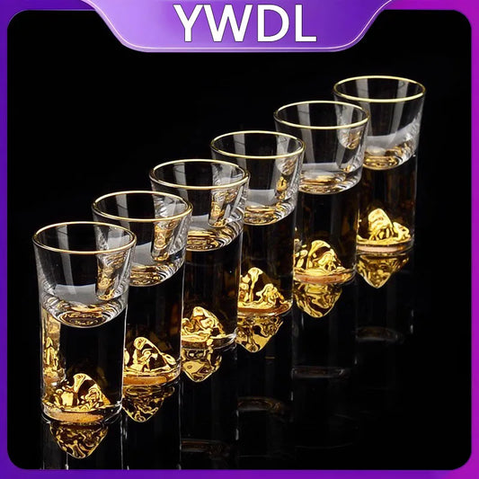 Luxury 6-Piece Crystal  Spirits Glass Set