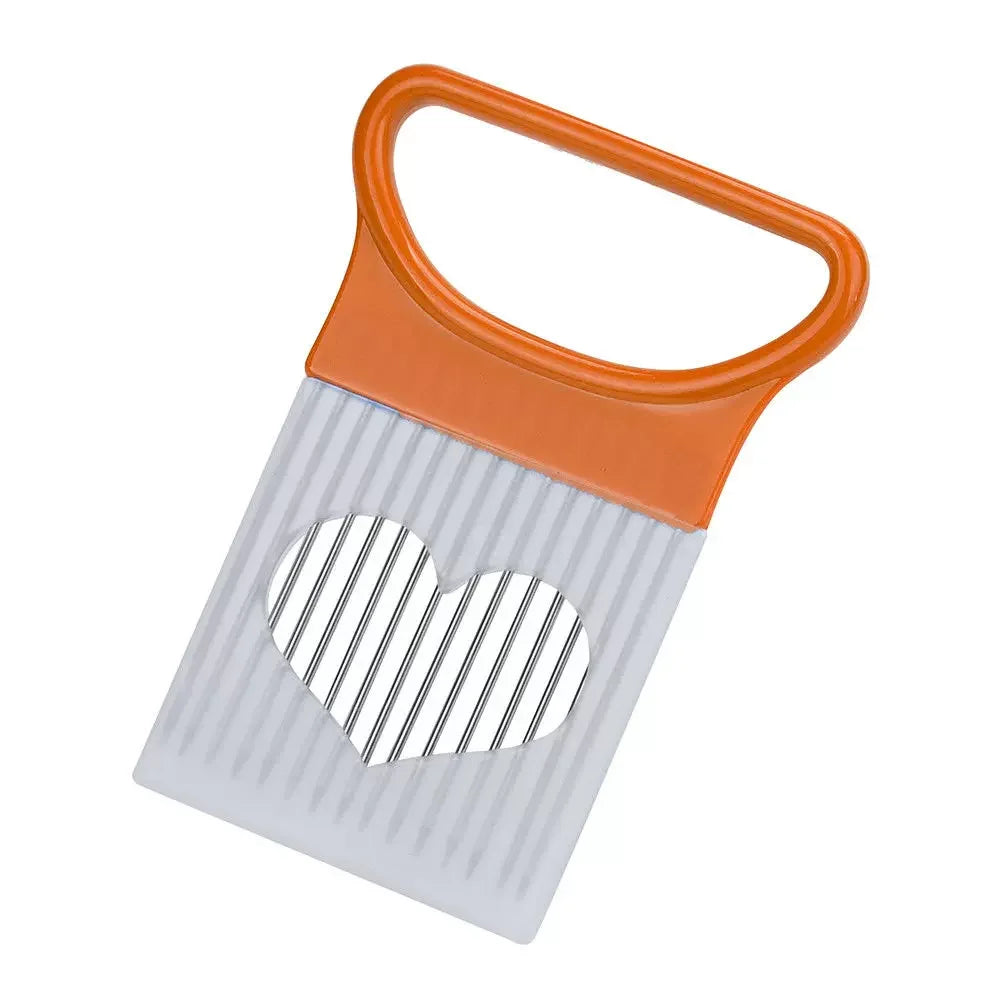 Stainless Steel Onion Holder & Vegetable Slicer Guide