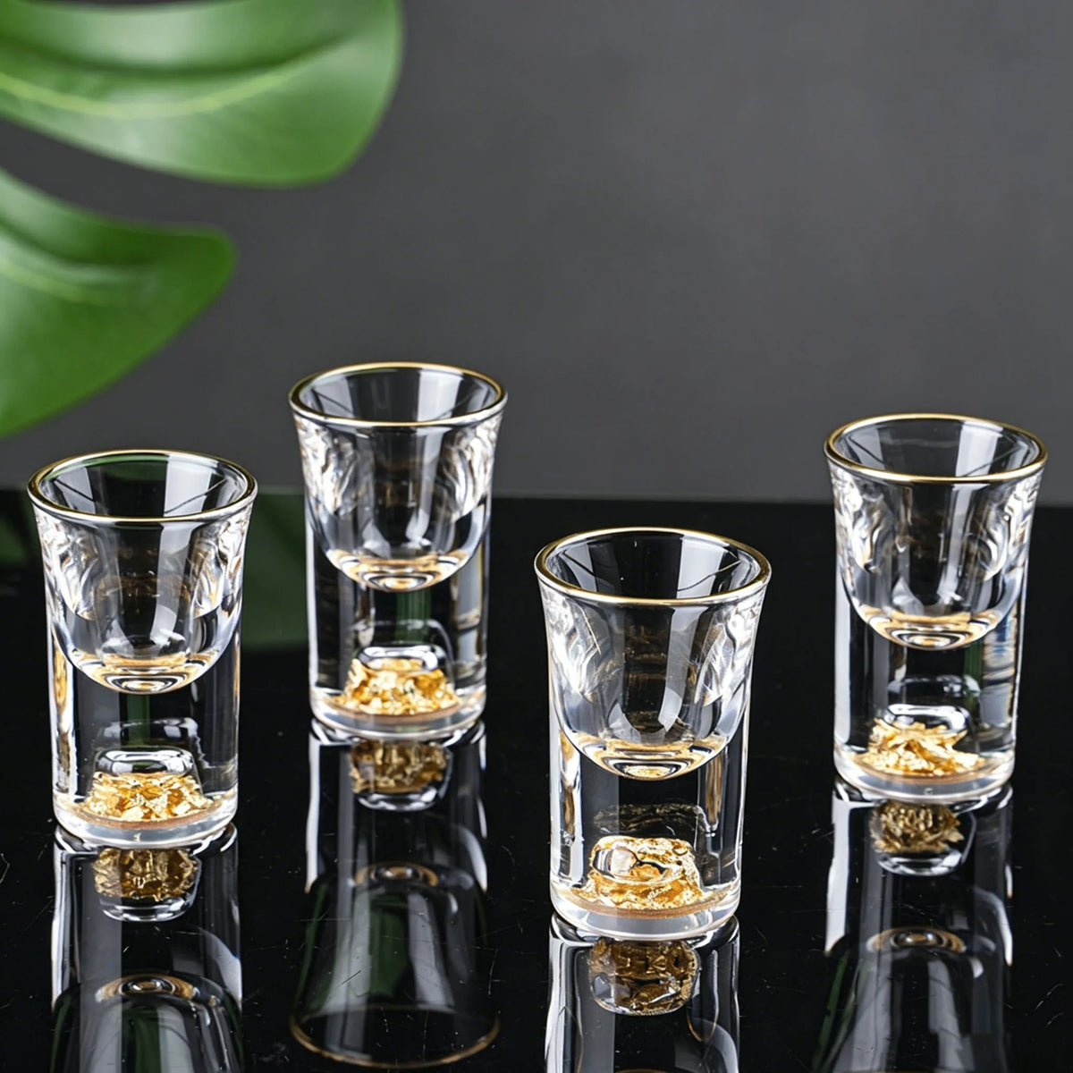 Luxury 6-Piece Crystal  Spirits Glass Set