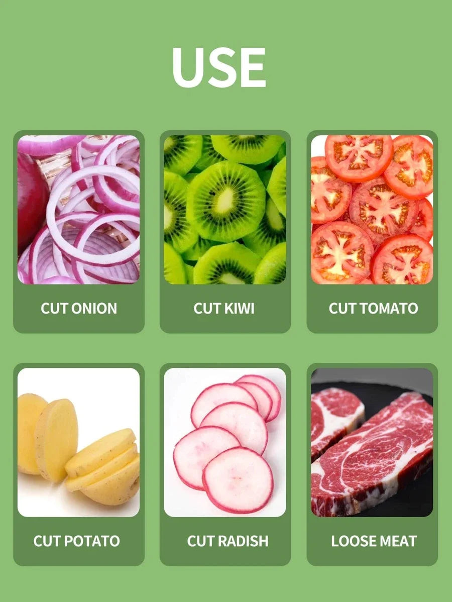 Stainless Steel Onion Holder & Vegetable Slicer Guide
