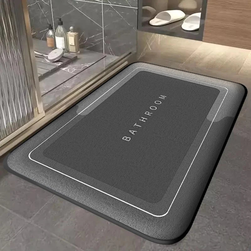 Quick-Dry Absorbent Bath Mat - Non-Slip Bathroom & Kitchen Floor Mat