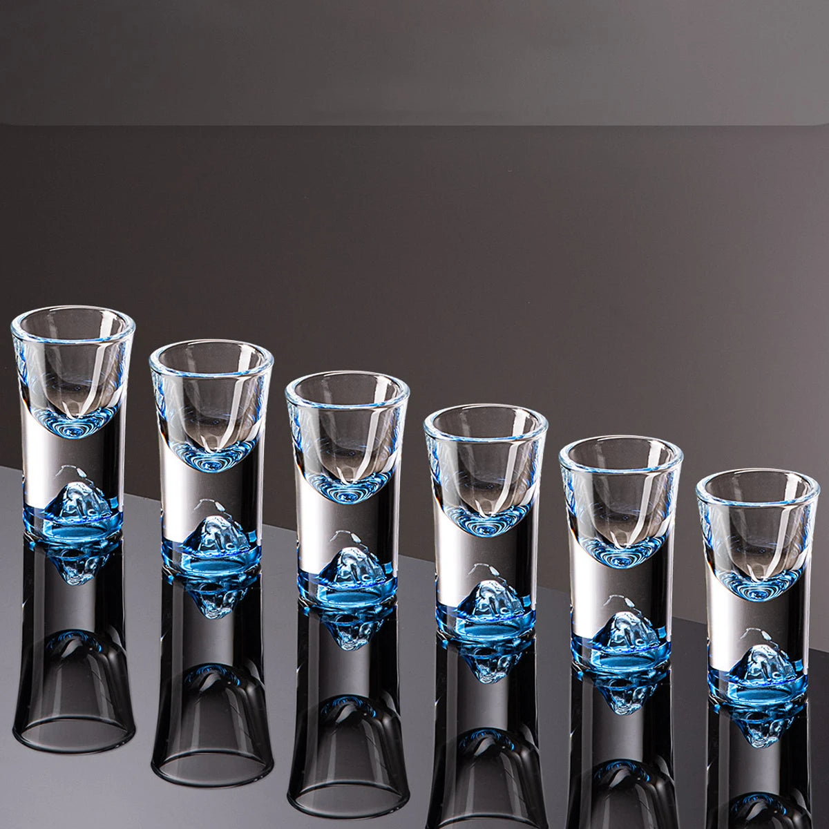 Luxury 6-Piece Crystal  Spirits Glass Set