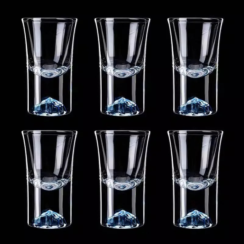 Luxury 6-Piece Crystal  Spirits Glass Set