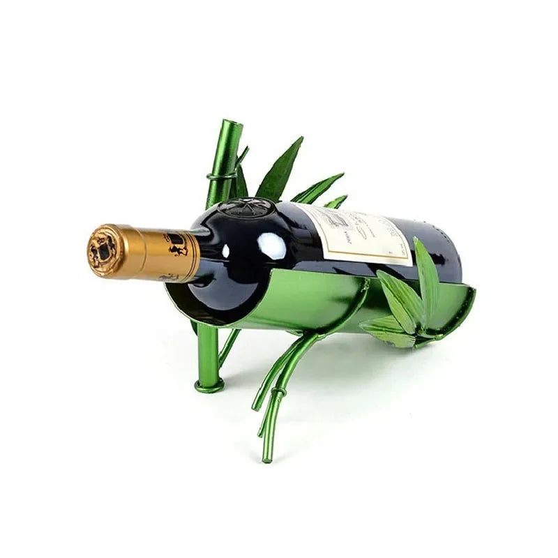 Elegant Peacock Sculptural Wine Holder