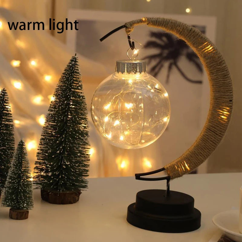 Nordic Crescent Moon Desk Lamp