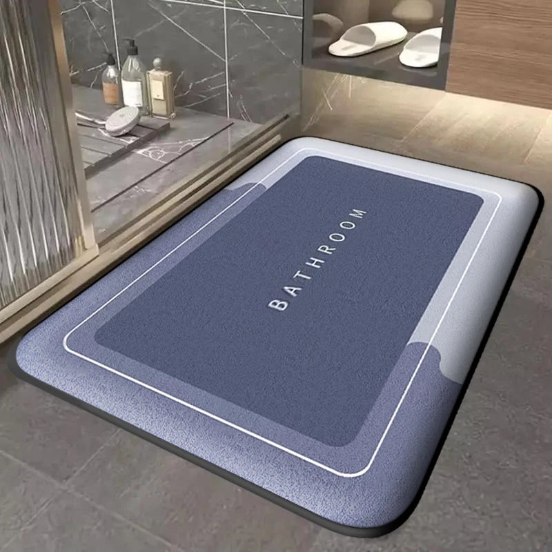 Quick-Dry Absorbent Bath Mat - Non-Slip Bathroom & Kitchen Floor Mat
