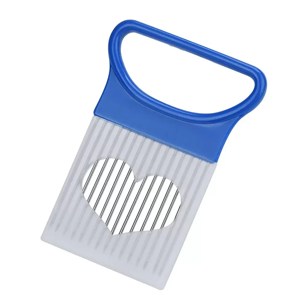 Stainless Steel Onion Holder & Vegetable Slicer Guide